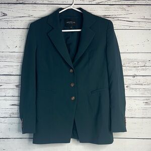 Lafayette 148 New York Teal Blazer